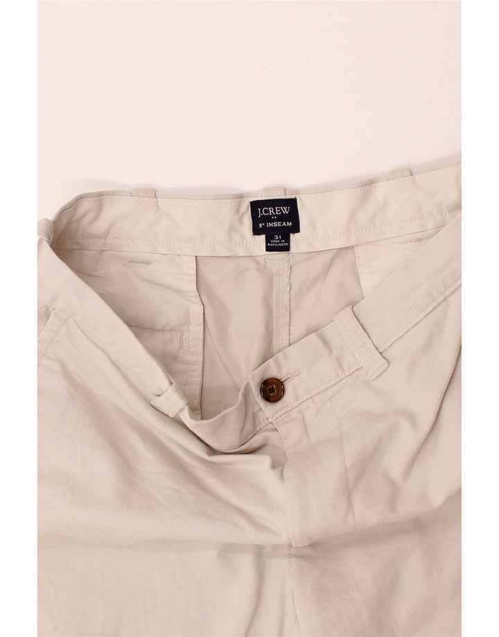 J. CREW Mens Chino Shorts W31 Medium Off White Vintage J. Crew and Second-Hand J. Crew from Messina Hembry 