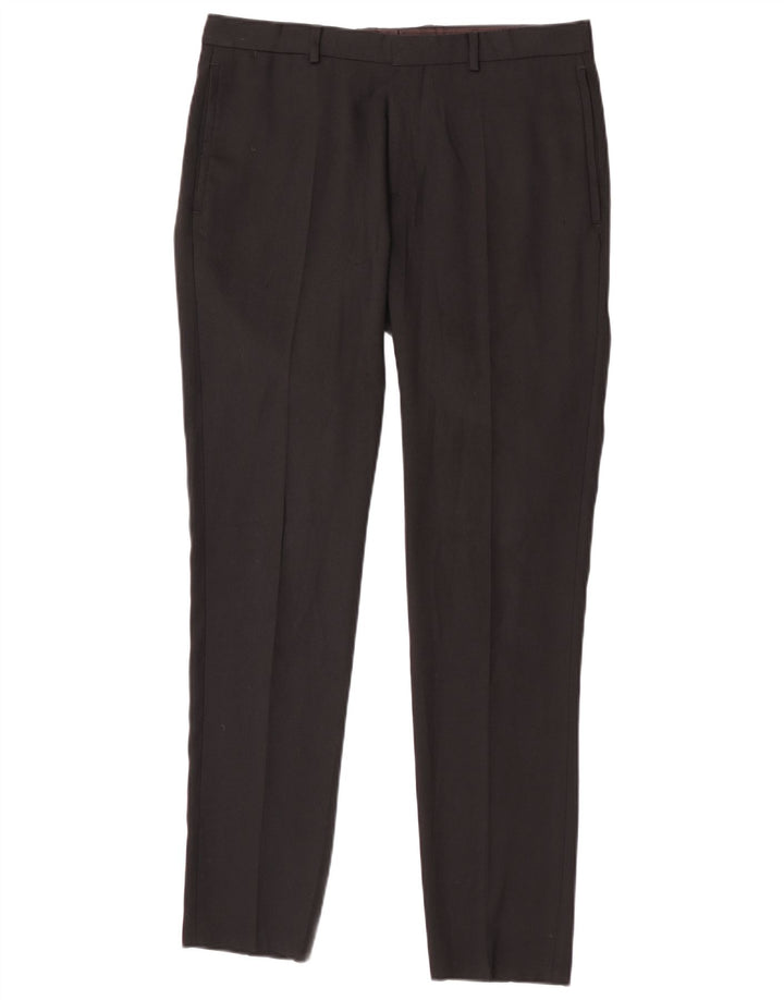 Pantaloni chino slim da uomo Zara EU 40 medi W31 L32 neri