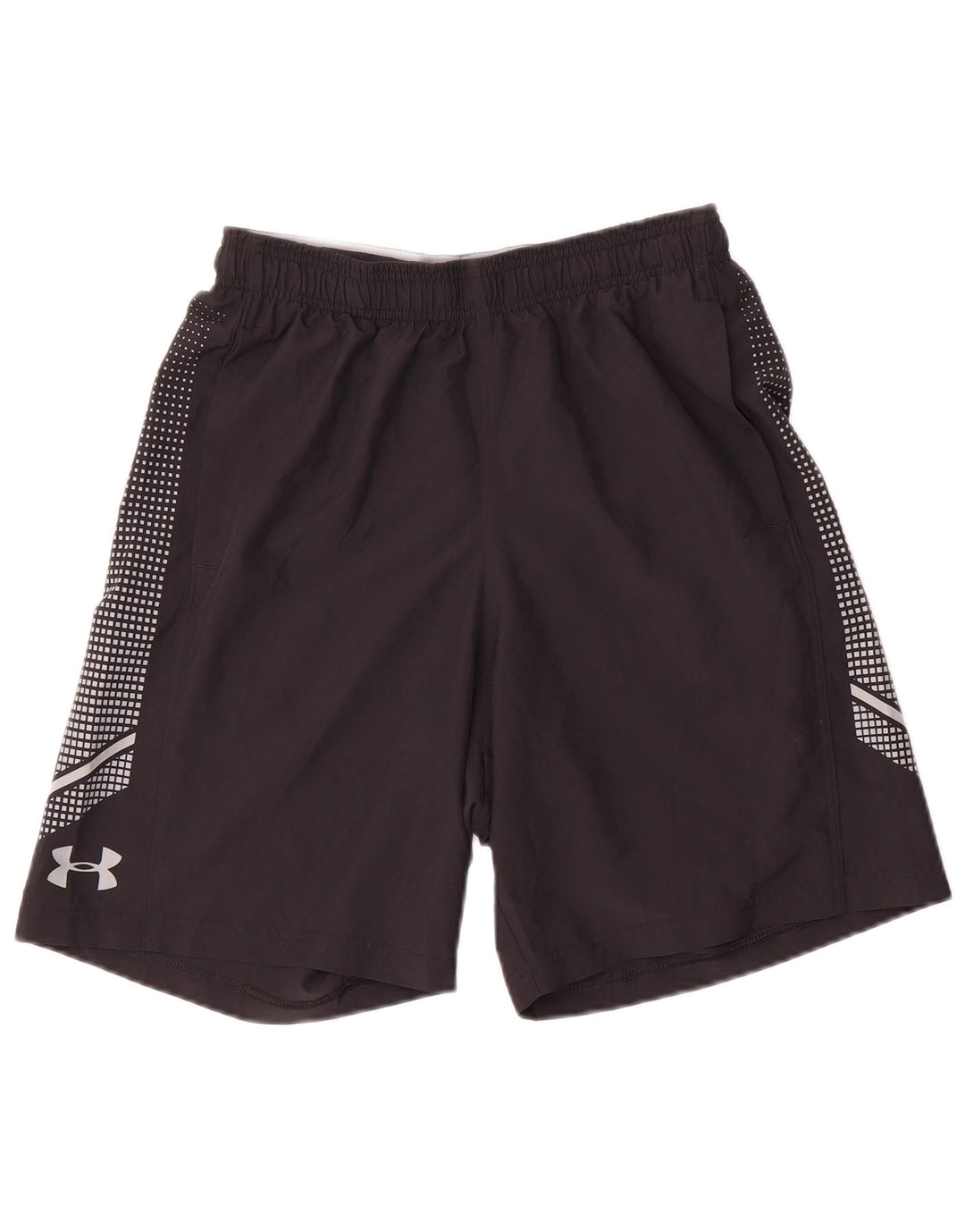 Pantaloncini sportivi Under Armour da uomo Heat Gear piccoli in poliestere maculato nero