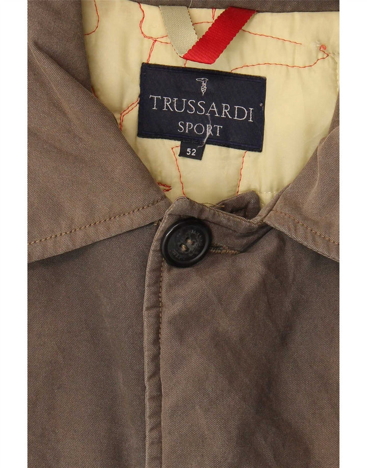 Cappotto Uomo Trussardi IT 54 2XL Grigio