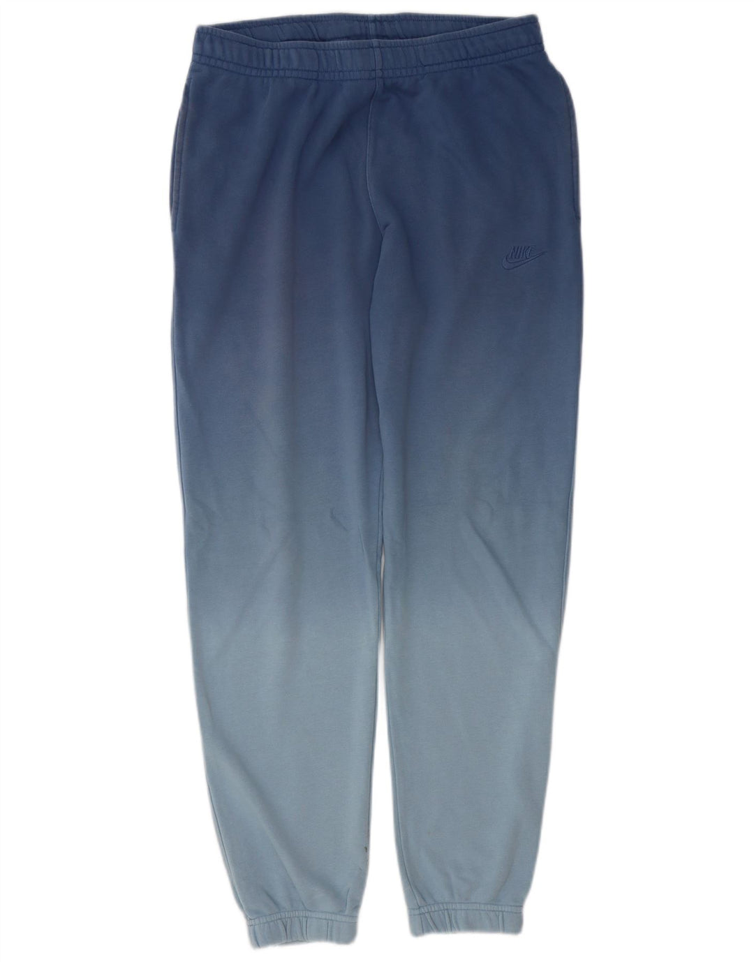 Pantaloni da tuta da uomo Nike Joggers in cotone color block blu medio