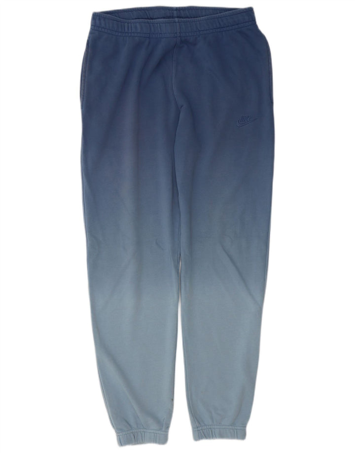 Pantaloni da tuta da uomo Nike Joggers in cotone color block blu medio