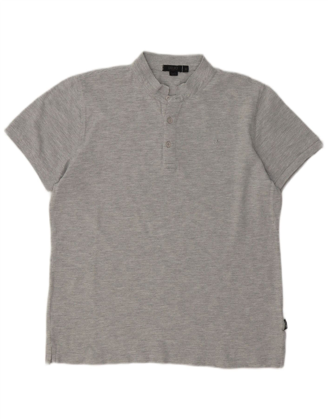 Polo da uomo slim fit Liu Jo grigio medio chiazzato