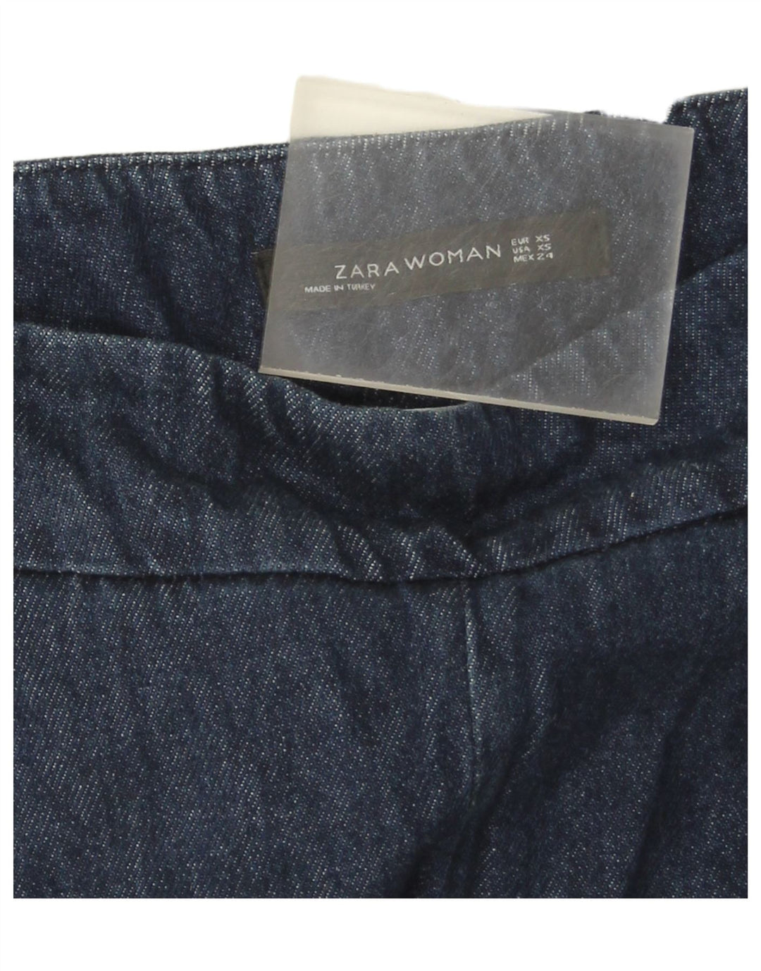 Jeans Bootcut Donna Zara XS W24 L26 Blu Navy