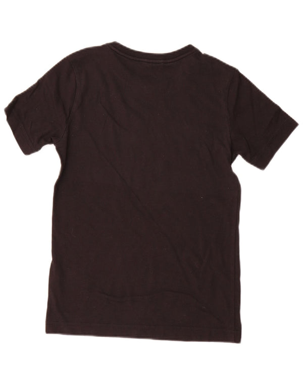 T-shirt grafica Adidas da ragazzo Top 9-10 anni in cotone nero
