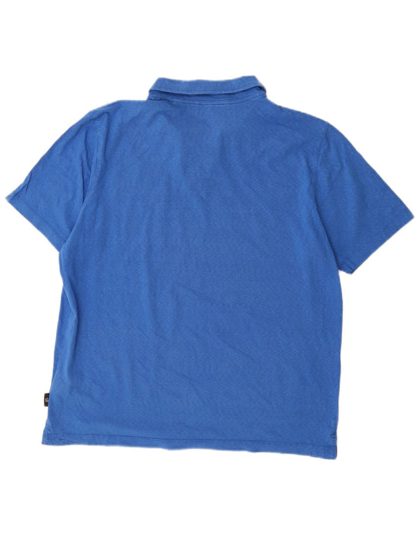 Polo da uomo Ted Baker taglia 4 grande in cotone blu