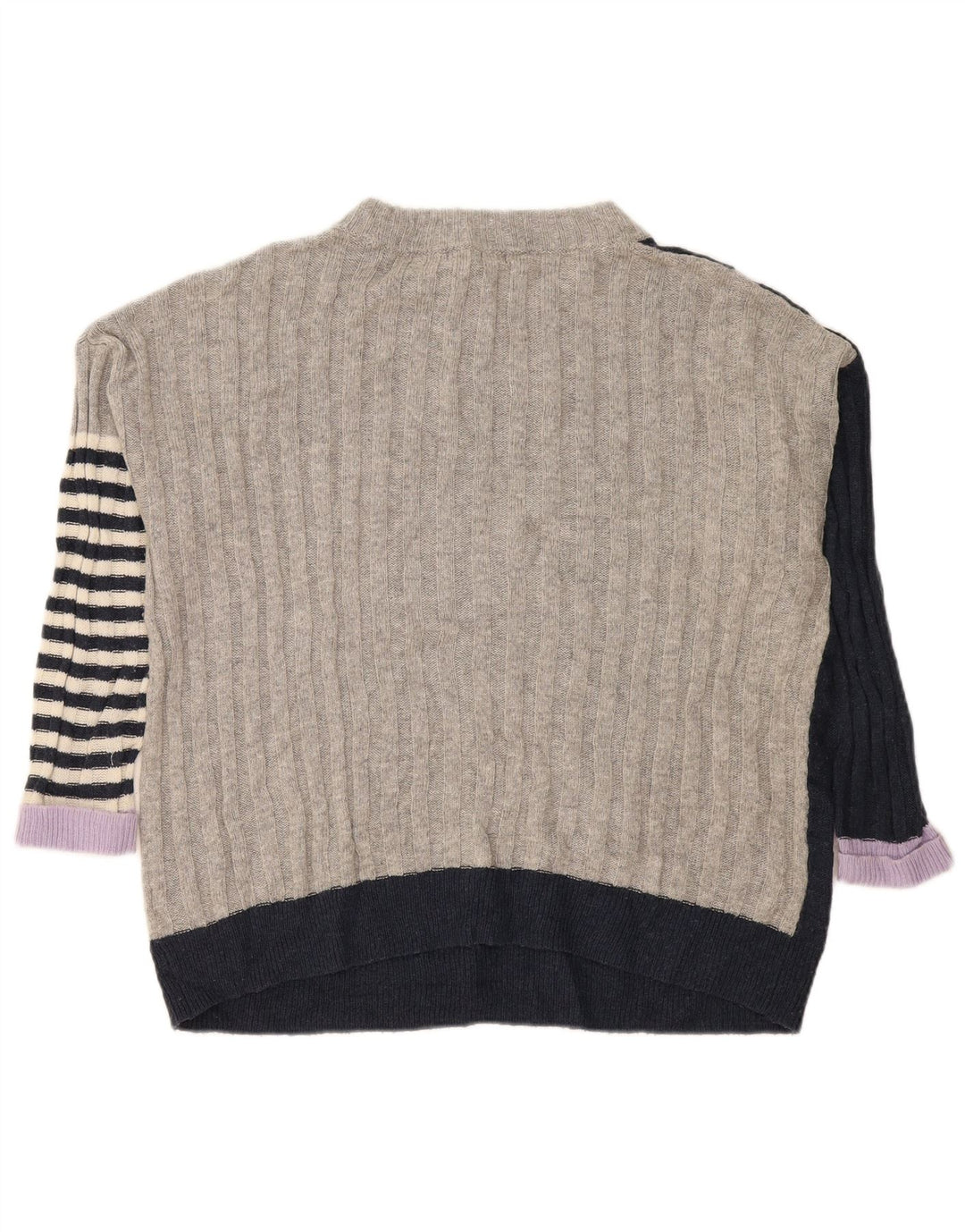 Maglione maglione con scollo a barca da donna Marks & Spencer UK 16 grande grigio