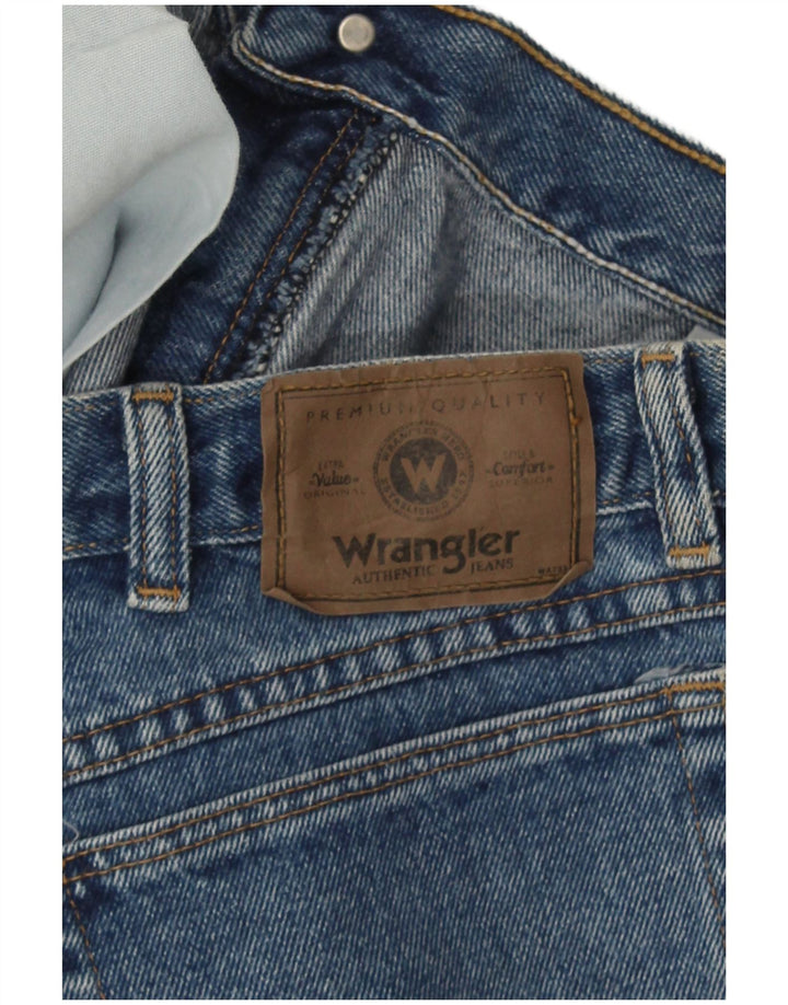 Pantaloncini di jeans da uomo Wrangler W28 Blu medio