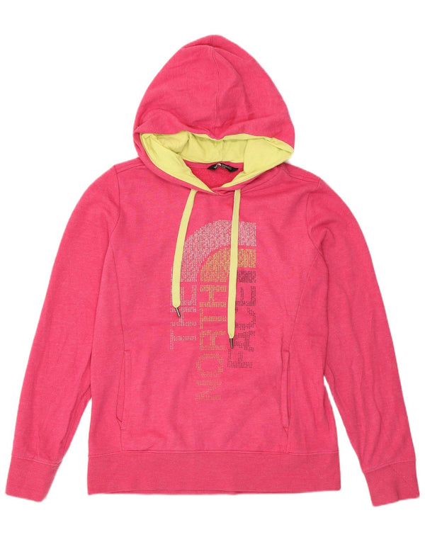 Felpa con cappuccio grafica da donna The North Face UK 14 Cotone rosa medio