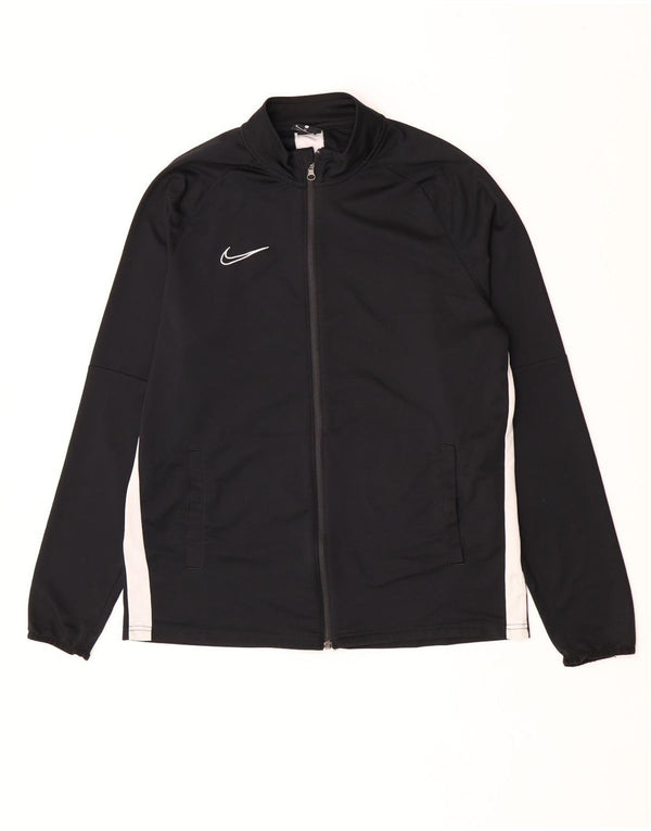 Giacca da tuta Nike Dri Fit da uomo XL in poliestere color block nero