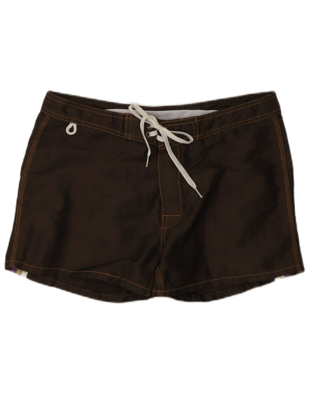 Pantaloncini da bagno da uomo Sundek marrone medio in poliestere