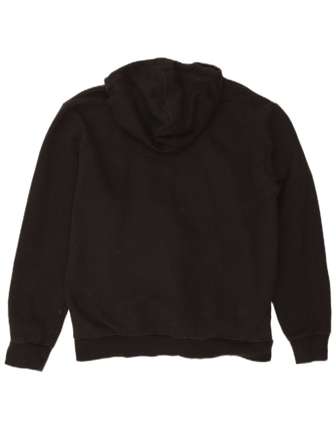 Felpa con cappuccio grafica PUMA da uomo, cotone nero medio