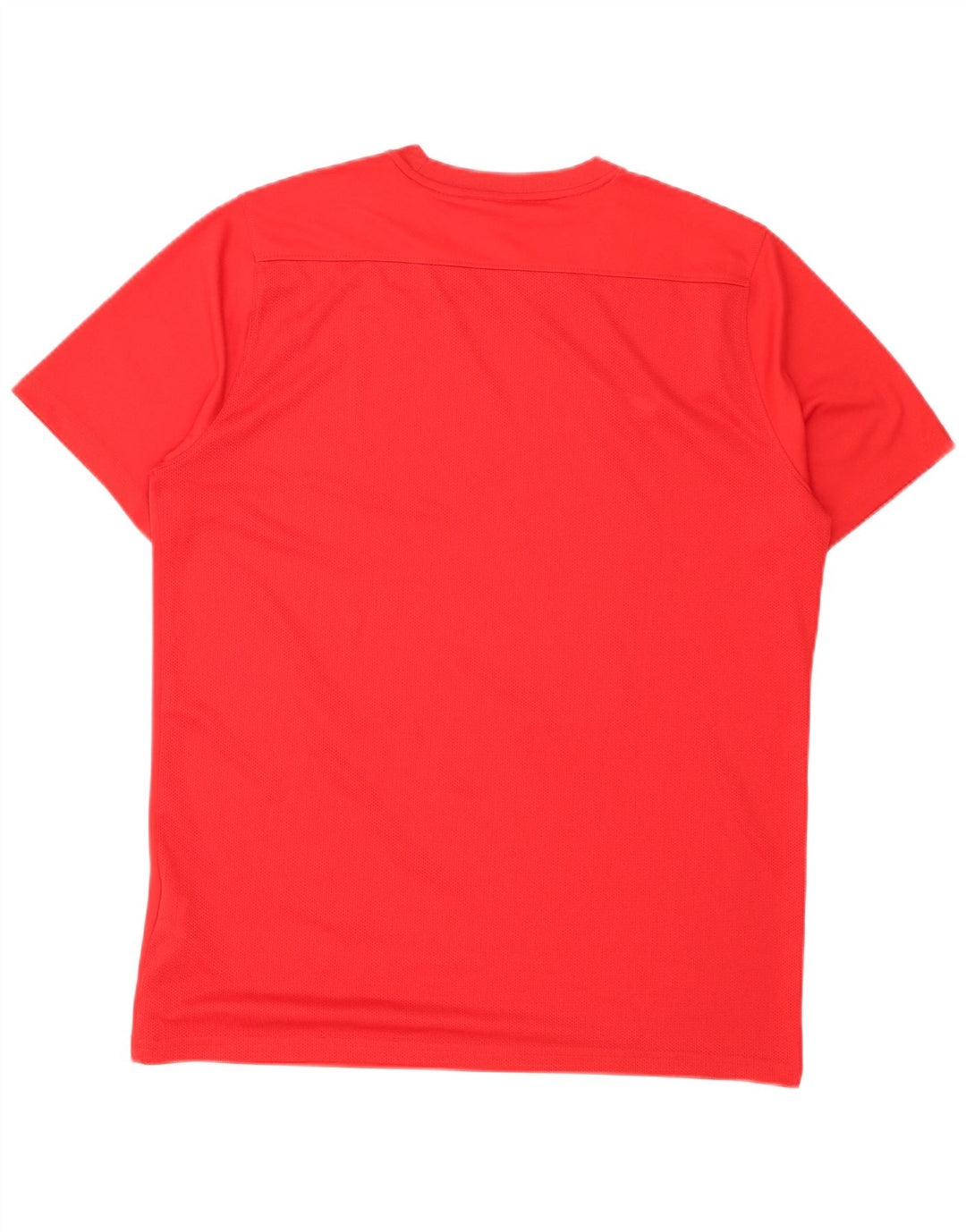 T-shirt Nike Dri Fit da uomo, top in poliestere rosso medio