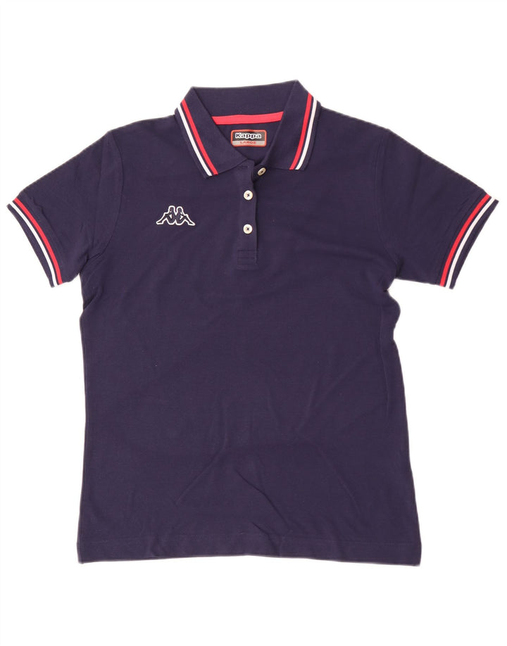 Polo Kappa da donna UK 14 grande blu navy