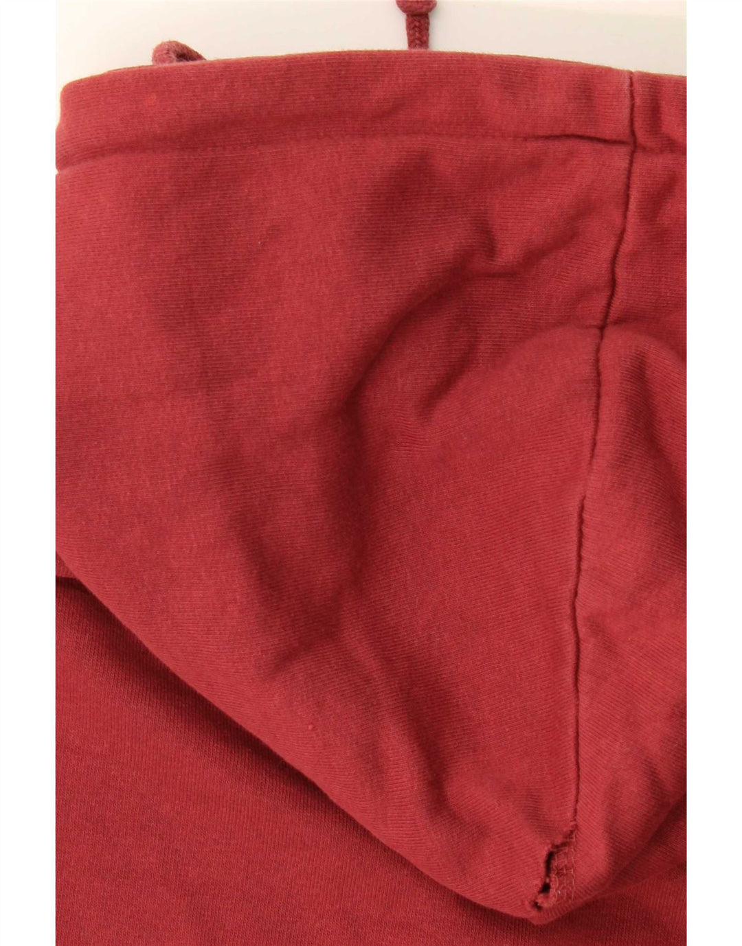 Pull & Bear, maglione con cappuccio grafico oversize da donna, taglia UK 14, rosso medio