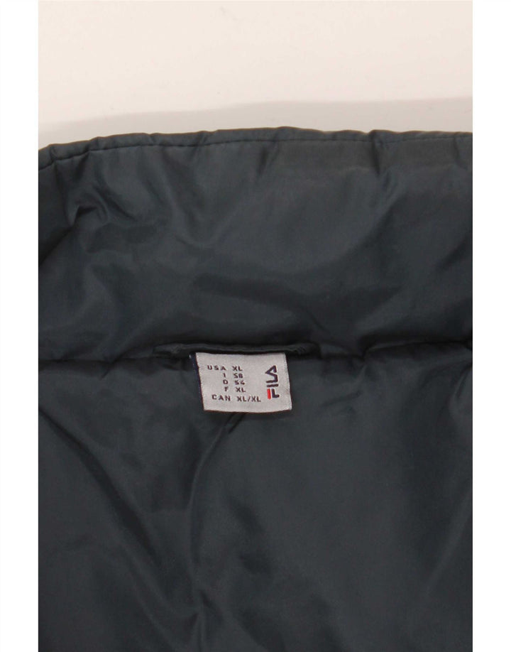 Giacca imbottita da uomo Fila IT 56 XL Blu Navy Colourblock