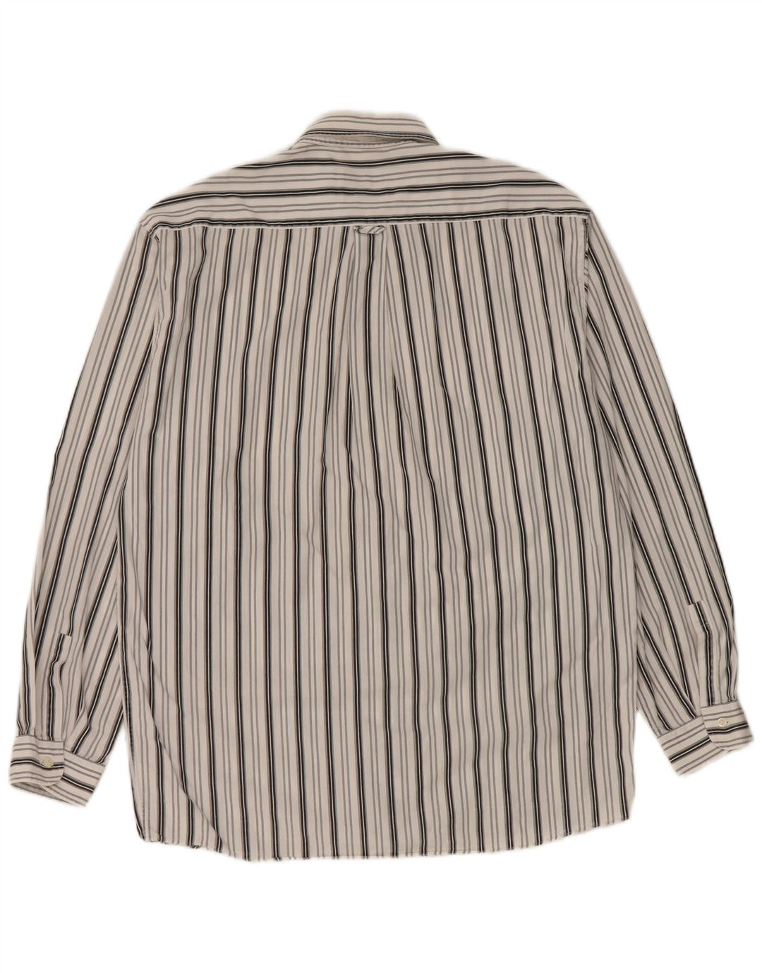 Camicia vintage da uomo a righe bianche grandi
