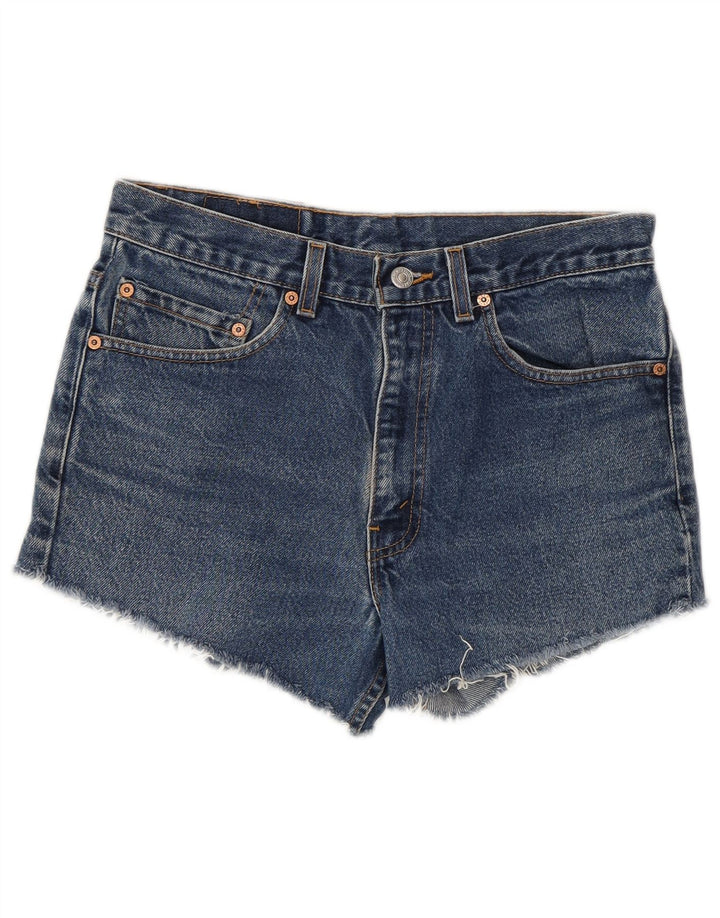 Pantaloncini di jeans Levi's 517 da donna W32 grandi in cotone blu