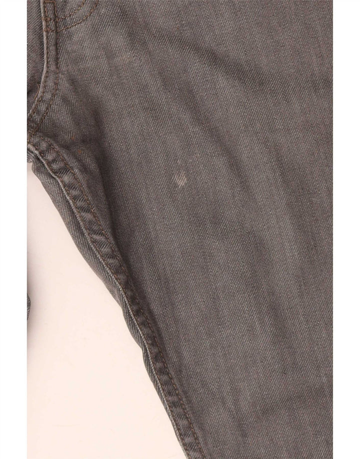 Jeans dritti da uomo Marks & Spencer W36 L29 cotone grigio