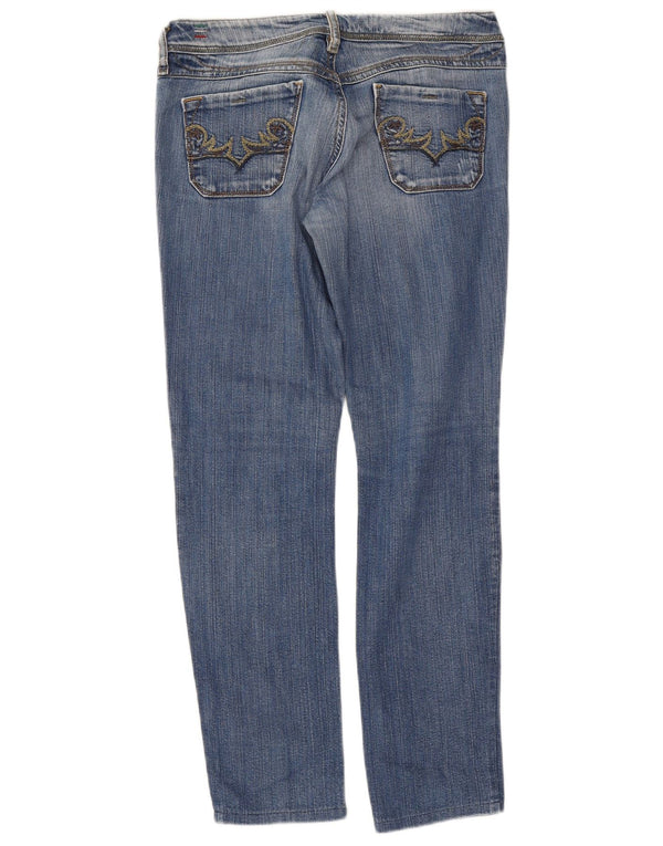 Jeans dritti slim Lowky da donna Diesel W29 L28 cotone blu