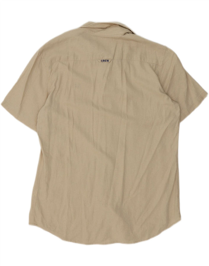 Crew Clothing Camicia da uomo in lino beige medio