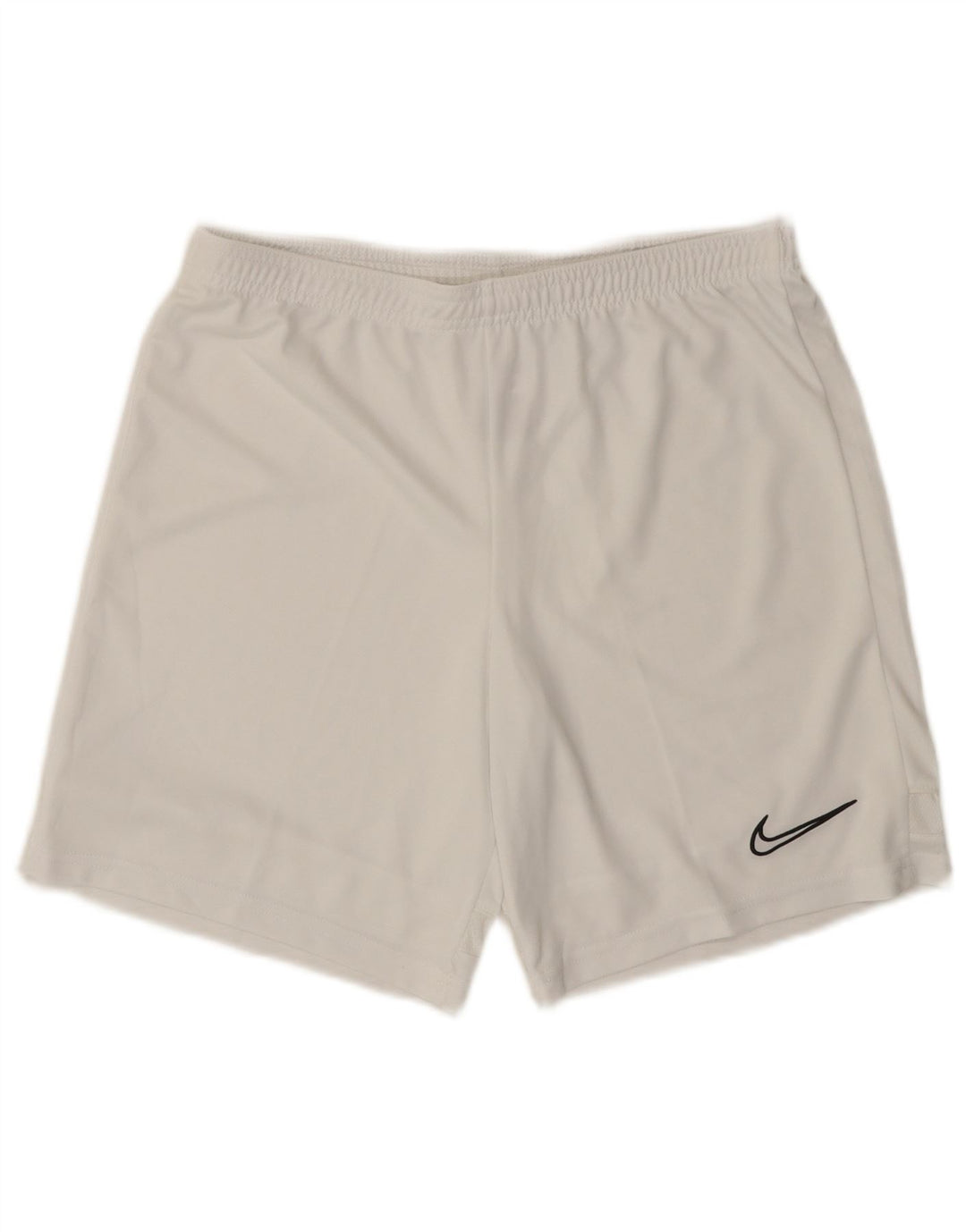 Pantaloncini sportivi NIKE Dri Fit da uomo in poliestere bianco medio