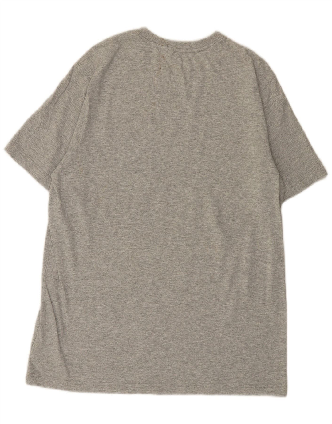T-shirt grafica da uomo Champion Top grande in cotone chiazzato grigio