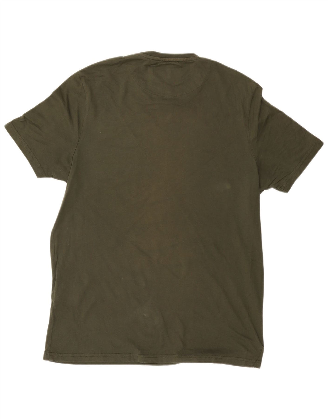 T-shirt da uomo LYLE & SCOTT grande in cotone color block kaki