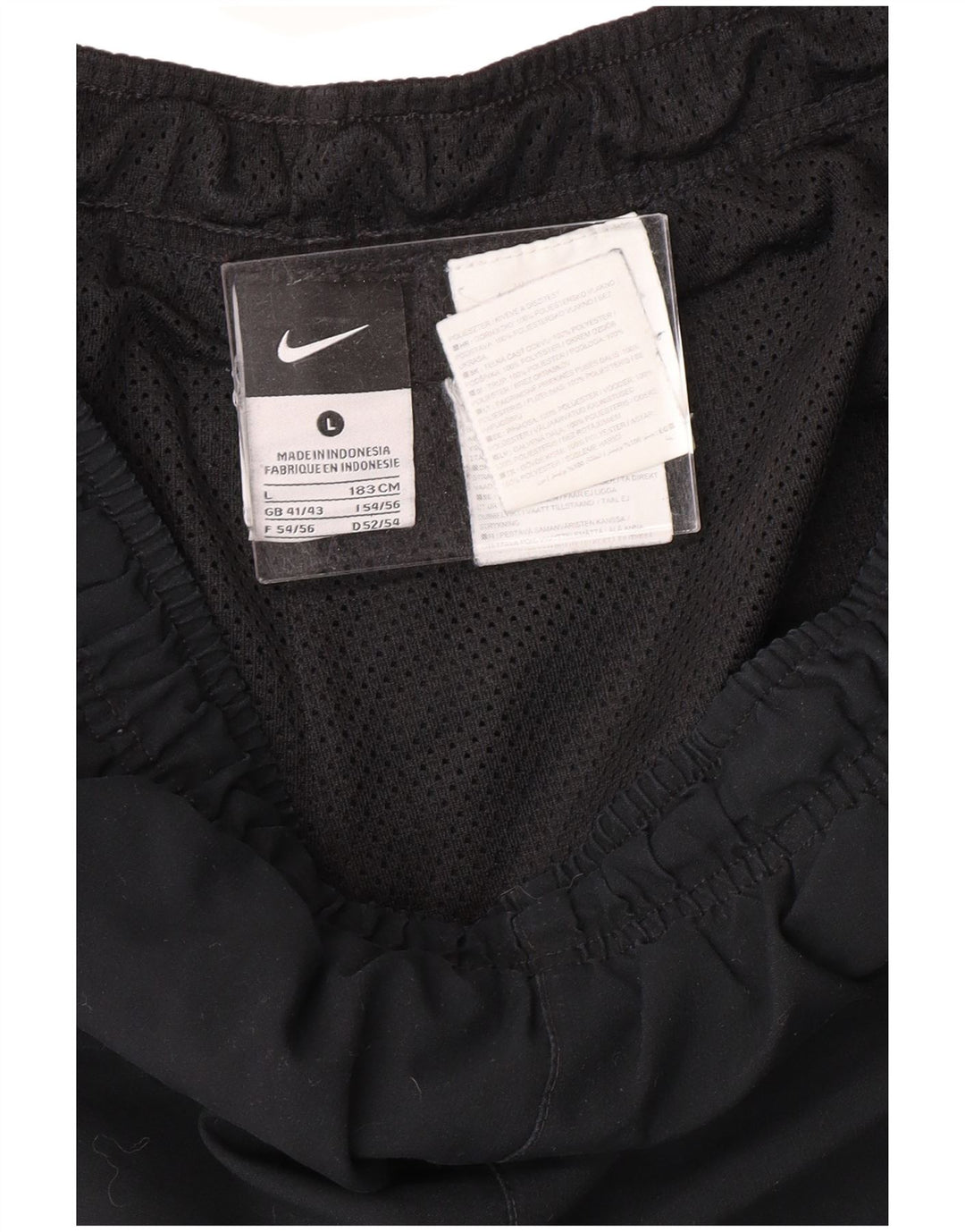 NIKE Pantaloni da tuta da uomo Joggers UK 41/43 Large Nero Colourblock