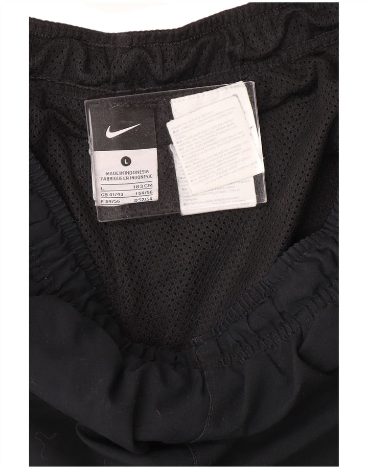 NIKE Pantaloni da tuta da uomo Joggers UK 41/43 Large Nero Colourblock