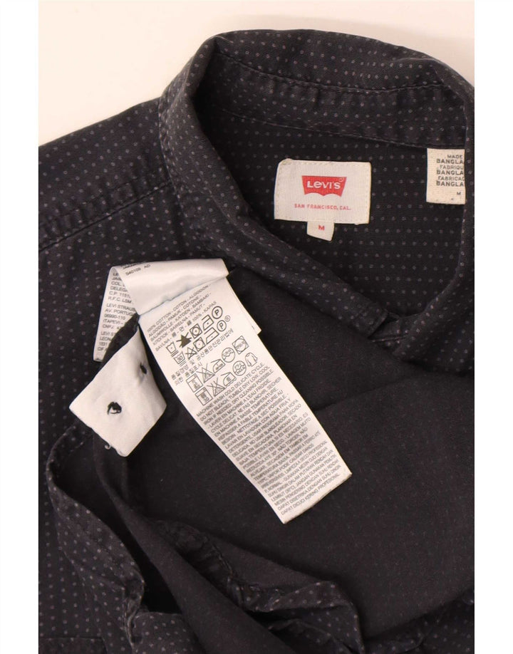 Camicia Levi's Uomo Cotone Maculato Medio Blu Navy