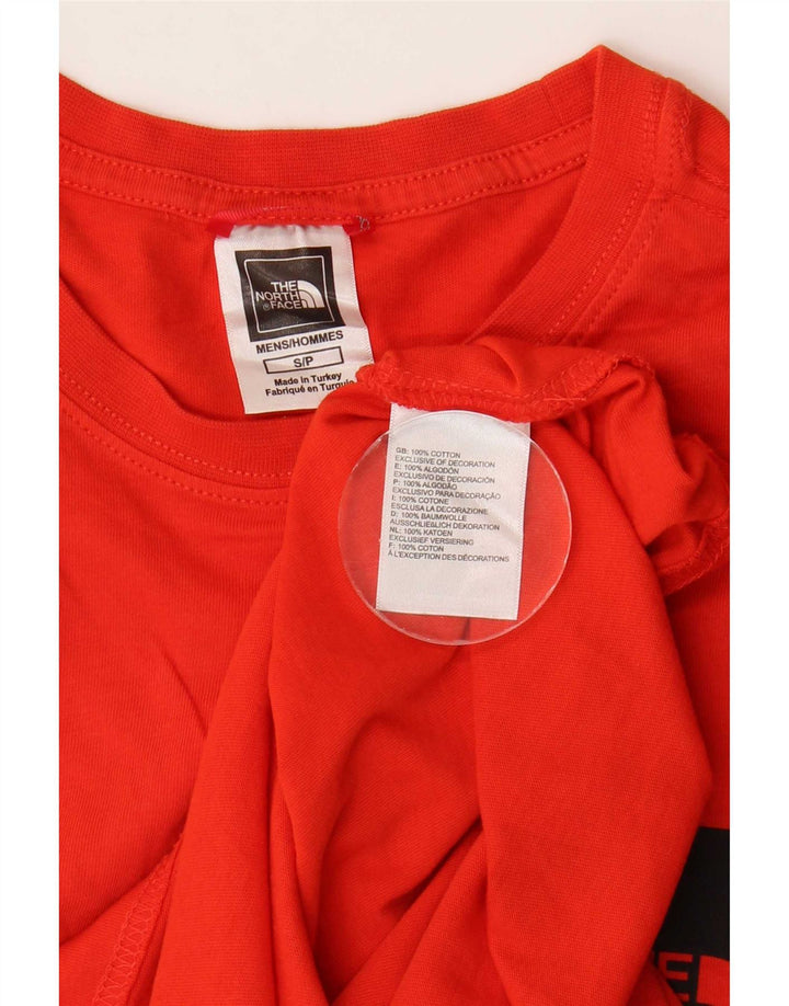 T-shirt da uomo The North Face Top Small in cotone rosso