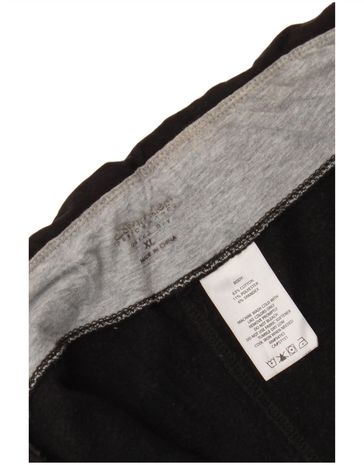 Pantaloni da tuta da donna CALVIN KLEIN UK 18 XL cotone nero