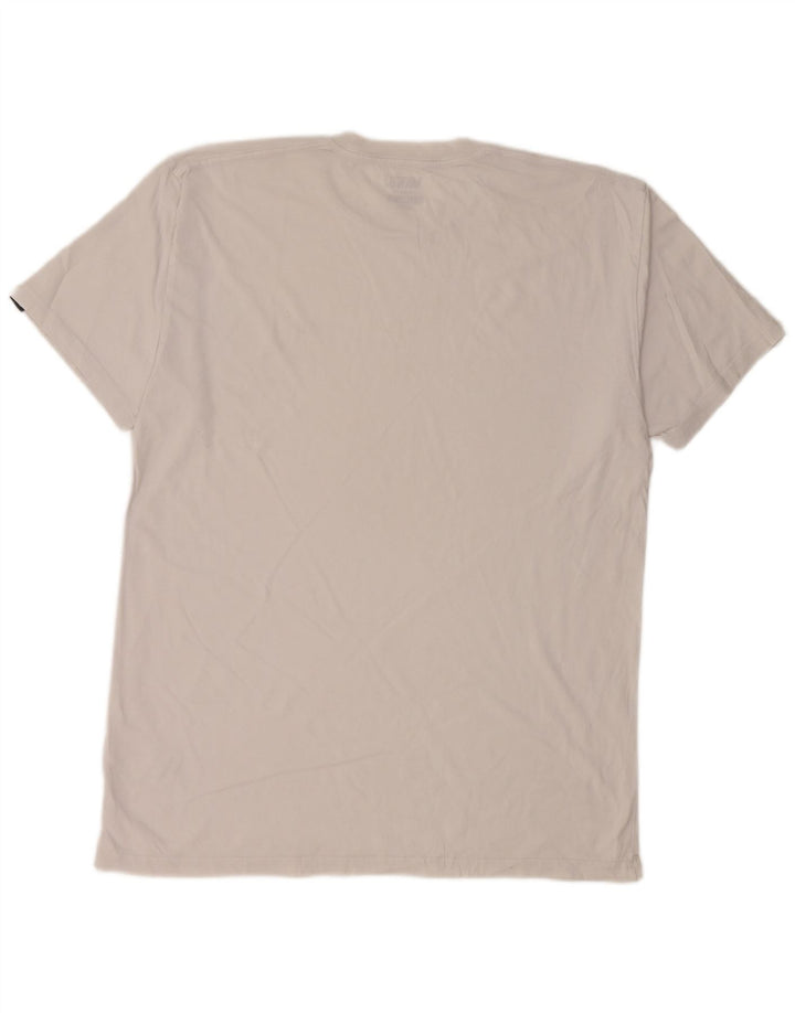 T-shirt da uomo dalla vestibilità classica VANS, taglia grande, in cotone bianco
