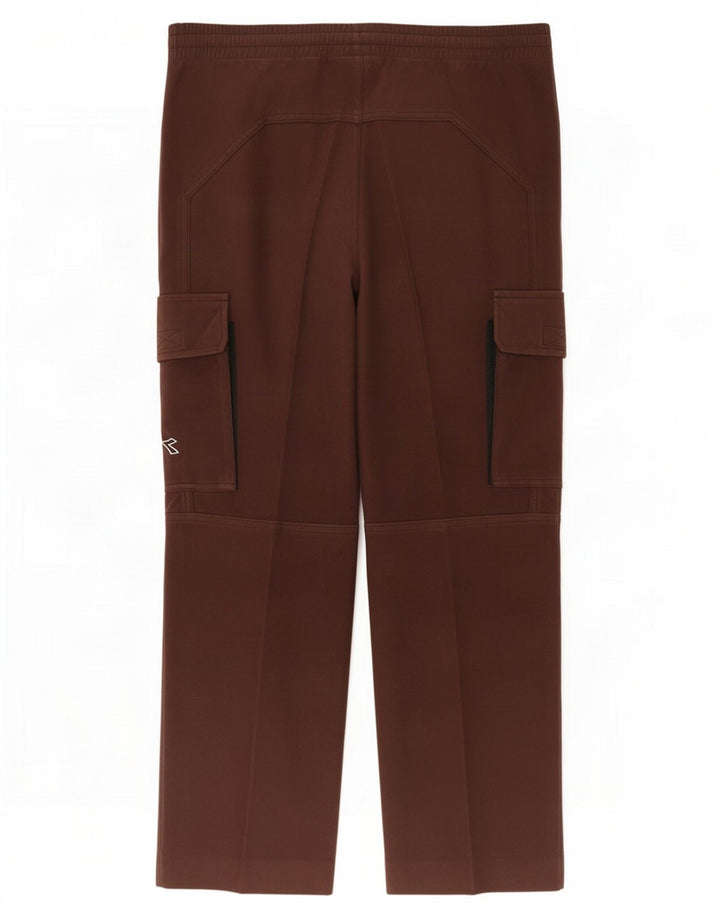 Pantaloni da tuta da uomo in velluto Diadora XL Marrone Poliestere