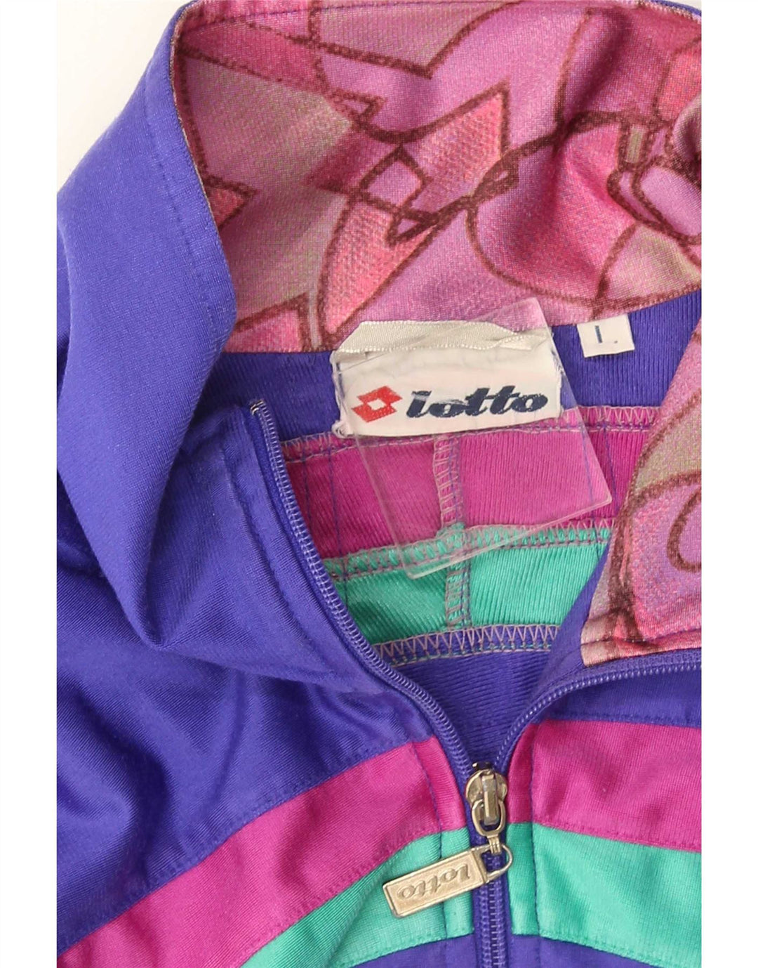 Giacca da ginnastica da uomo Lotto grande color block viola
