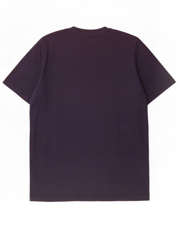 T-shirt grafica da uomo Adidas Top grande in cotone blu navy
