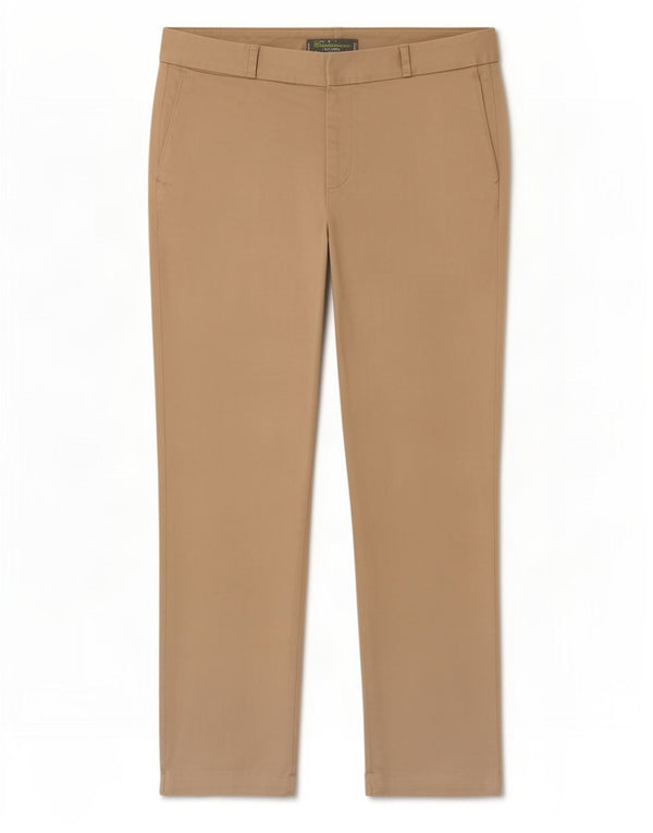 Pantaloni chino dritti da donna Marks & Spencer UK 12 Medium W32 L27 Beige