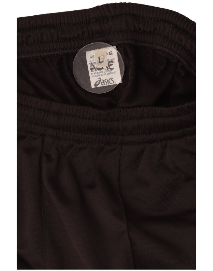 Pantaloni da tuta ASICS da uomo, grandi, in poliestere marrone
