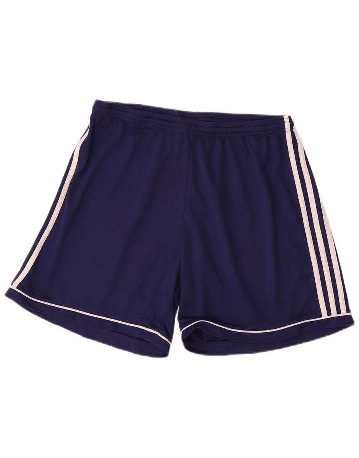 Pantaloncini sportivi ADIDAS Aeroready da uomo XL blu navy in poliestere