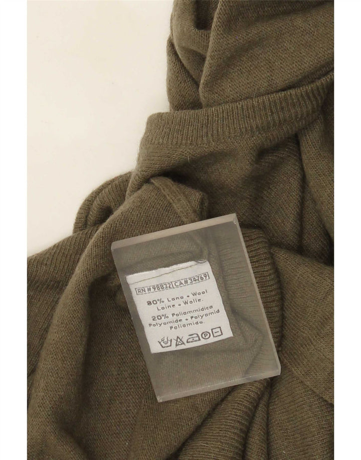Maglione maglione girocollo da uomo Kappa 3XL lana kaki