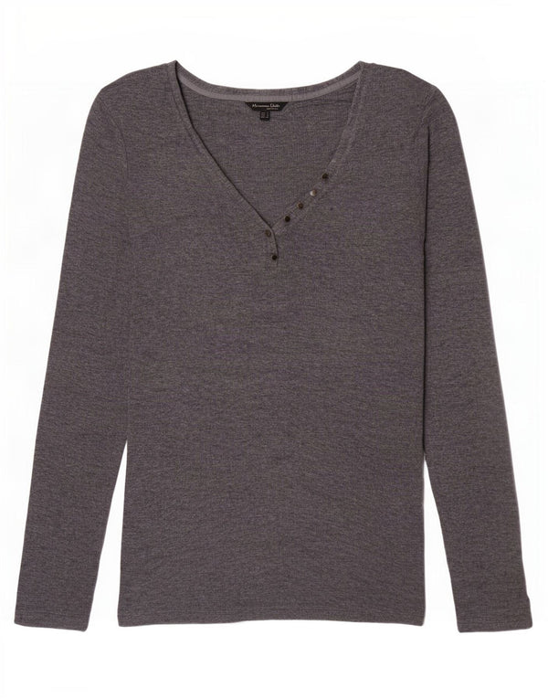 Maglia da donna a maniche lunghe Massimo Dutti UK 10 piccola grigia