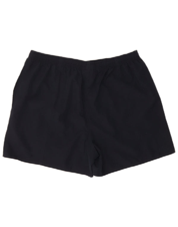 Pantaloncini sportivi Reebok da donna UK 14 Large blu navy in poliestere