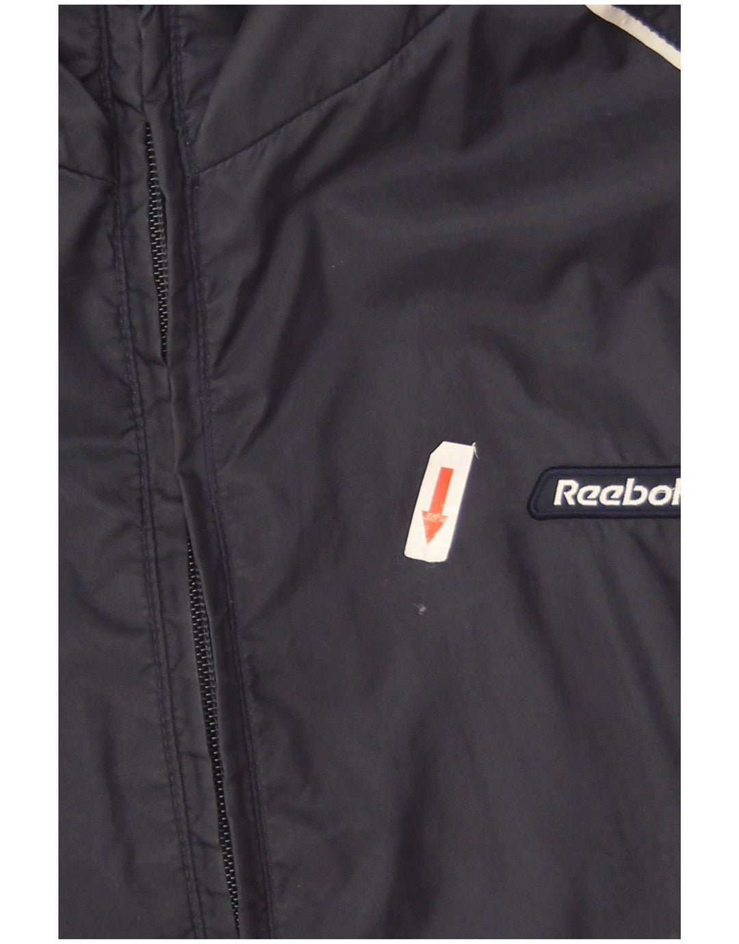 Giacca antipioggia da uomo Reebok UK 40 Large Navy Blue Nylon