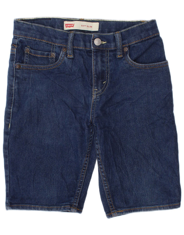 Levi's Ragazzi 511 Pantaloncini di jeans slim 9-10 anni W25 Cotone blu