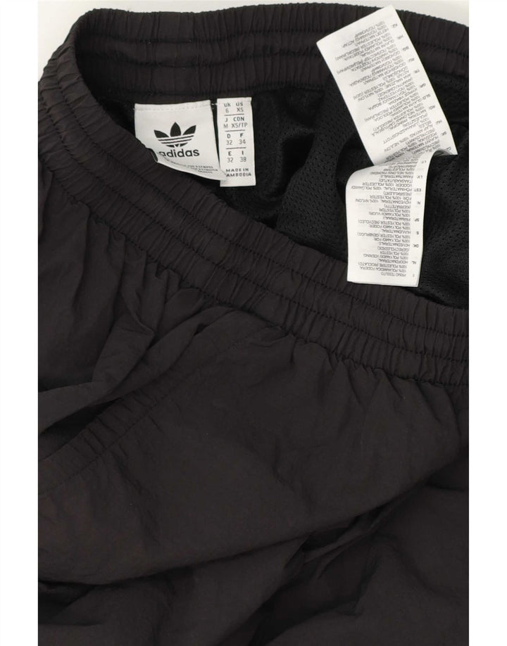 Adidas Pantaloni da tuta con grafica da donna Joggers UK 6 Small Poliestere nero