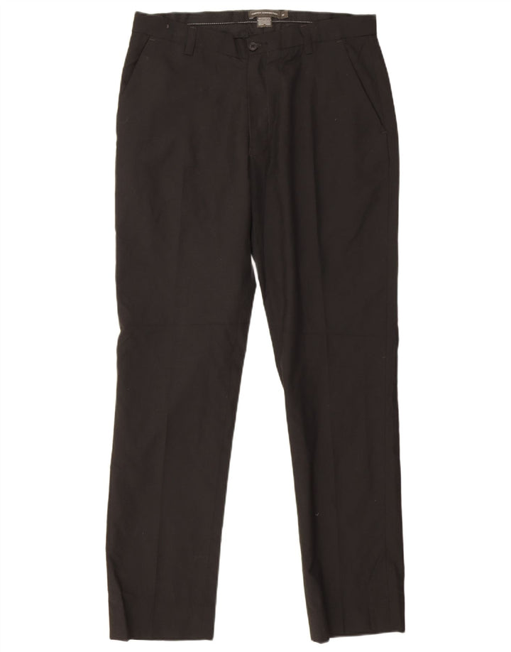 Pantaloni da abito slim da uomo French Connection W32 L31 poliestere nero
