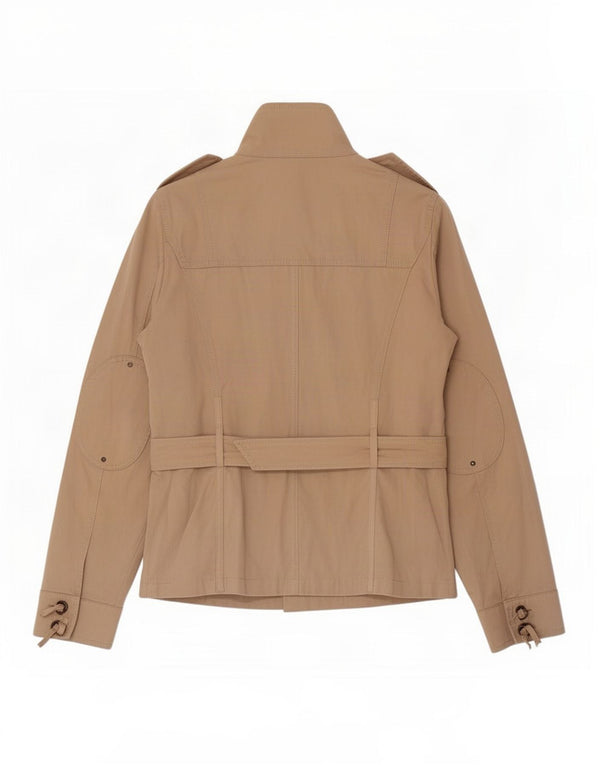 Giacca militare da donna Marella UK 12 Sport in cotone beige medio