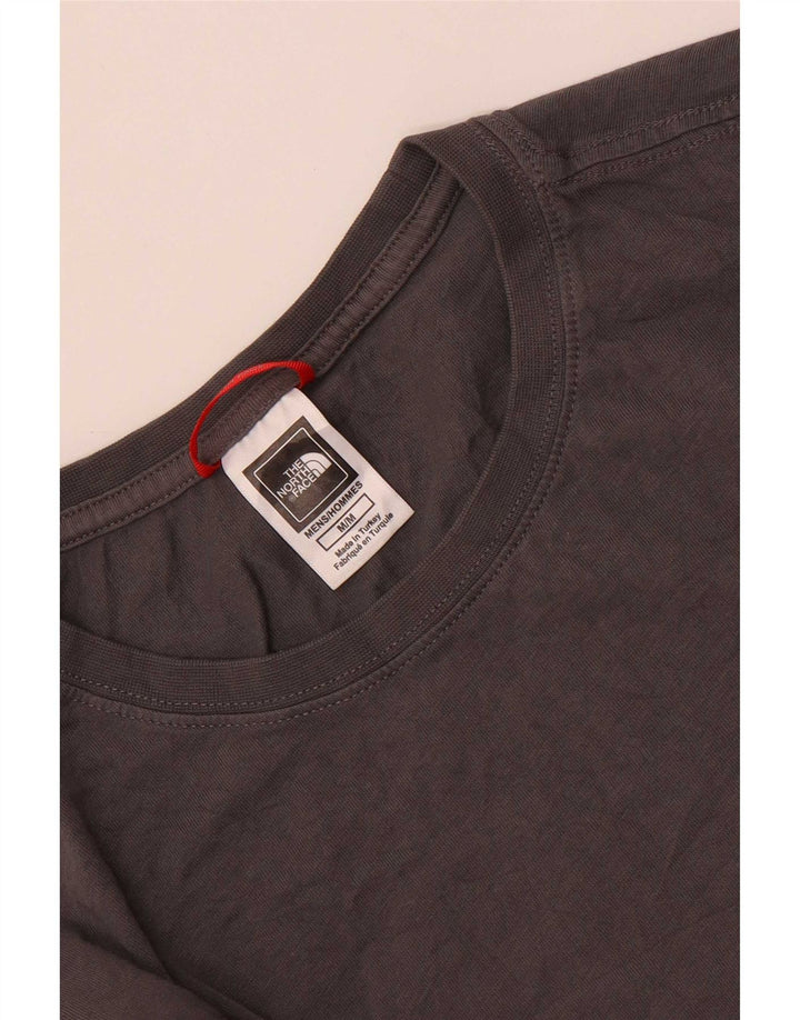 Top grafico da uomo The North Face manica lunga grigio medio