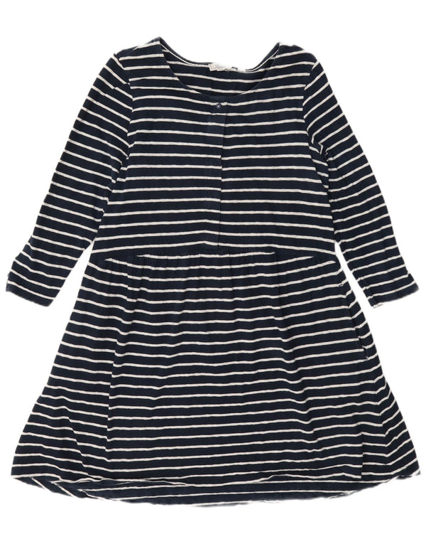 Abito a trapezio da donna con maniche a 3/4 Fat Face UK 14 Grandi righe blu navy